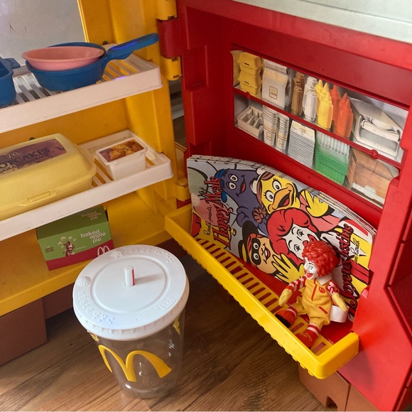 RARE Vintage McDonald’s Drive thru kids Playset Fisherprice Fun with Food - Picture 6 of 16